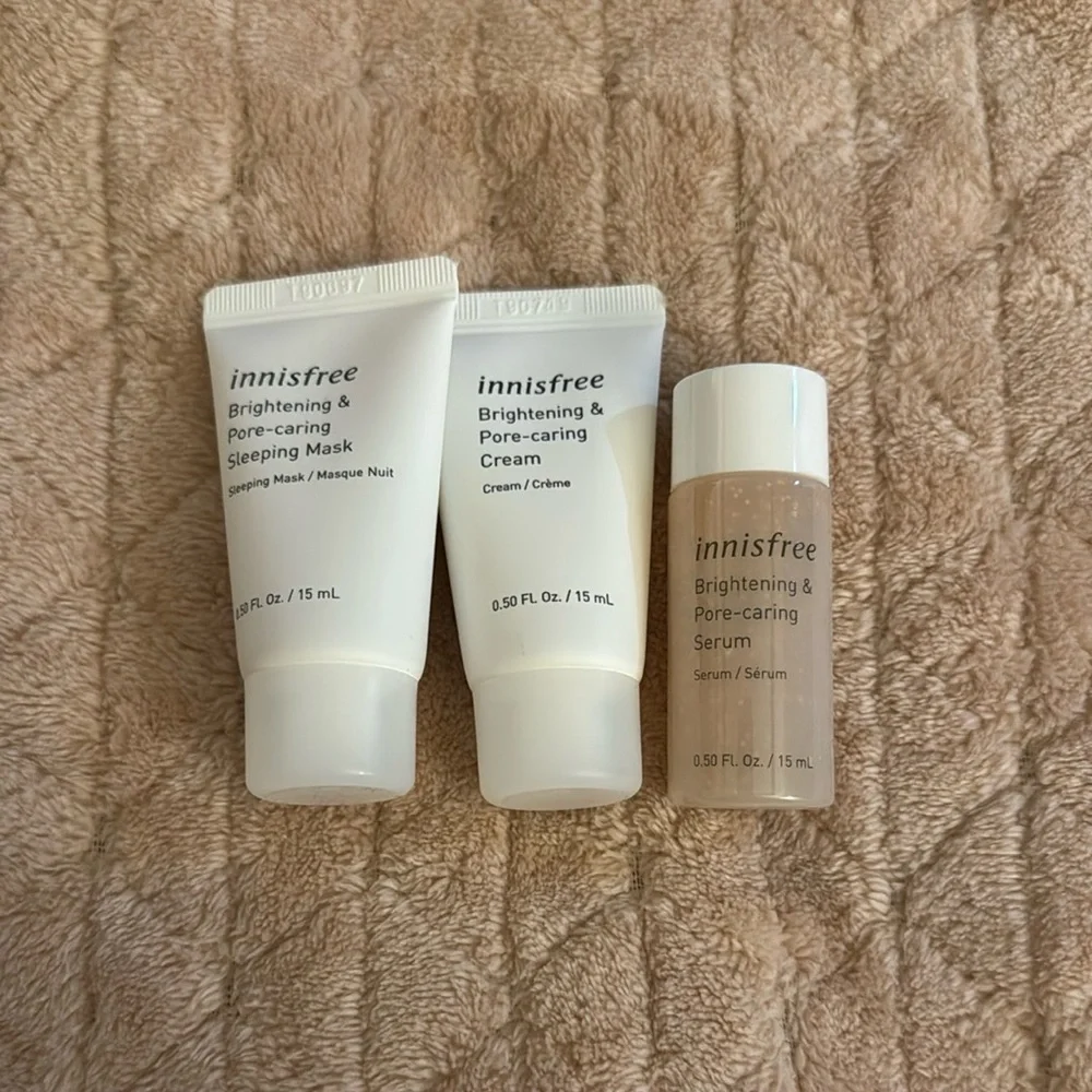 innisfree Brightening & Pore-caring Kit - travel size